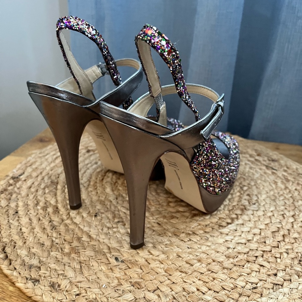 Glitter Multicolor Platform Heels - image 8